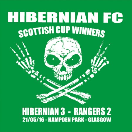 Hibernian Scottish Cup Winners 3 -2 Skeleton