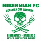 Hibernian Scottish Cup Winners 3 -2 Skeleton